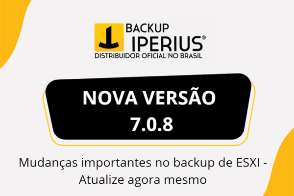 Atualizações Backup Iperius 7.8.0