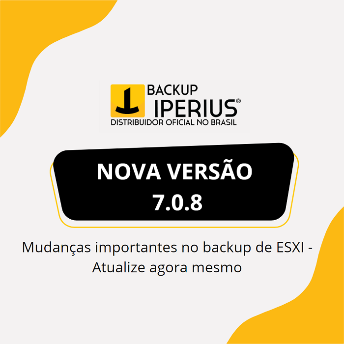 Atualizações Backup Iperius 7.8.0
